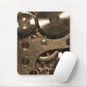 Steampunk-Metalluhr-Getriebe Mousepad (Mit Mouse)