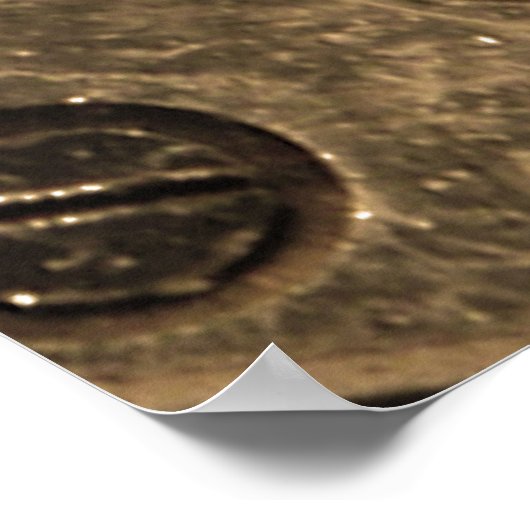 Steampunk-Metalluhr-Getriebe Poster (Ecke)