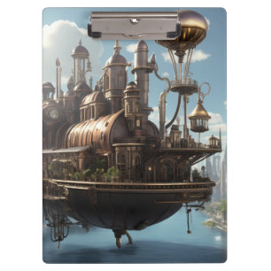 Steampunk Metropolis   Klemmbrett