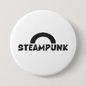 Steampunk Minimalist Design Button (Vorderseite)