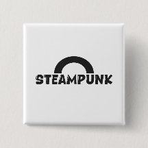 Steampunk Minimalist Design Knopf