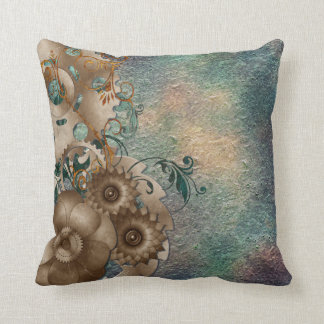 Steampunk mit Blumen Kissen