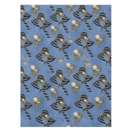 Steampunk mit Ladys Hats auf Blue Denim Tischdecke