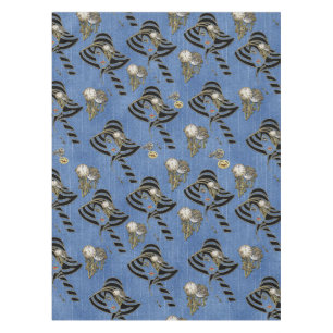 Steampunk mit Ladys Hats auf Blue Denim Tischdecke