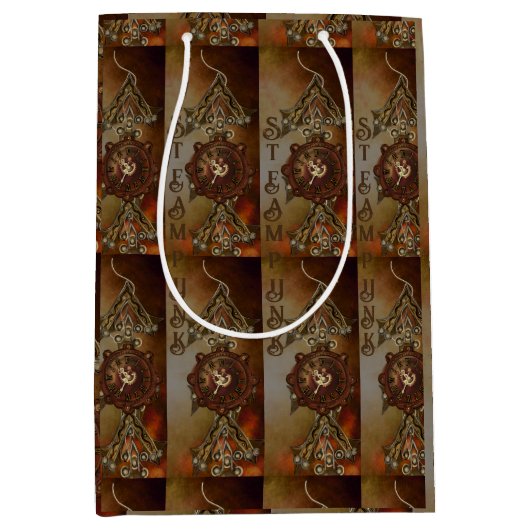 STEAMPUNK MITTLERE GESCHENKTÜTE (Vorderseite)