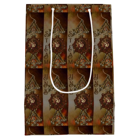 STEAMPUNK MITTLERE GESCHENKTÜTE (Rückseite)