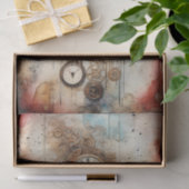Steampunk Mixed Media Seidenpapier (Geschenk)