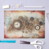 Steampunk Mixed Media Seidenpapier (Handwerk)