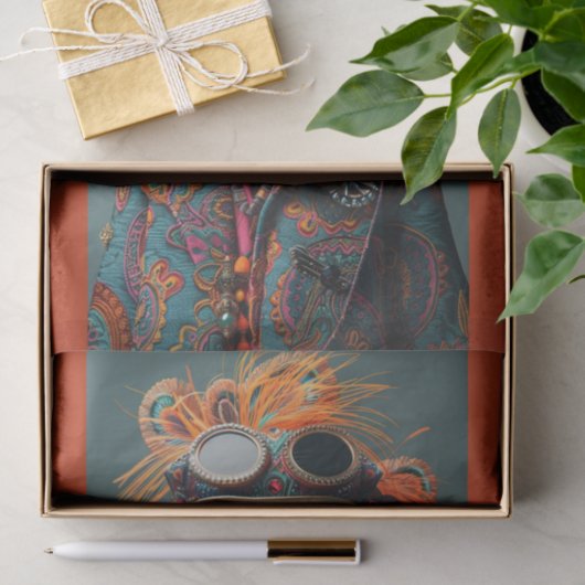 Steampunk Monkey Business Seidenpapier (Geschenk)