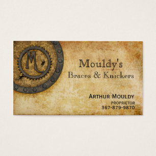 Steampunk Monogramm Vintages M