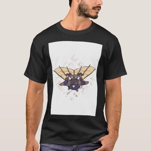 Steampunk-Mops-Hund-Geschenk T-Shirt (Vorderseite)