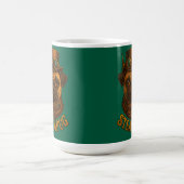 Steampunk-Mops Retro-Vintage-Design "Steampug" Kaffeetasse (Mittel)