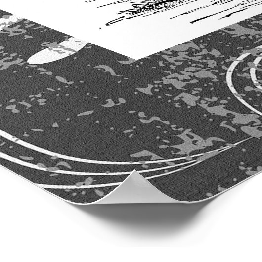 Steampunk-Motor Poster (Ecke)