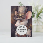 Steampunk Mouse Danke Steampunk Tier Custom (Stehend Vorderseite)
