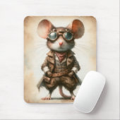 Steampunk Mouse Pad Mousepad (Mit Mouse)