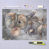 Steampunk Mouse Seidenpapier (Handwerk)