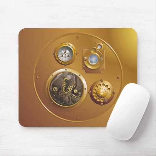 Steampunk Mousepad (Mit Mouse)