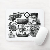 steampunk mousepad (Mit Mouse)