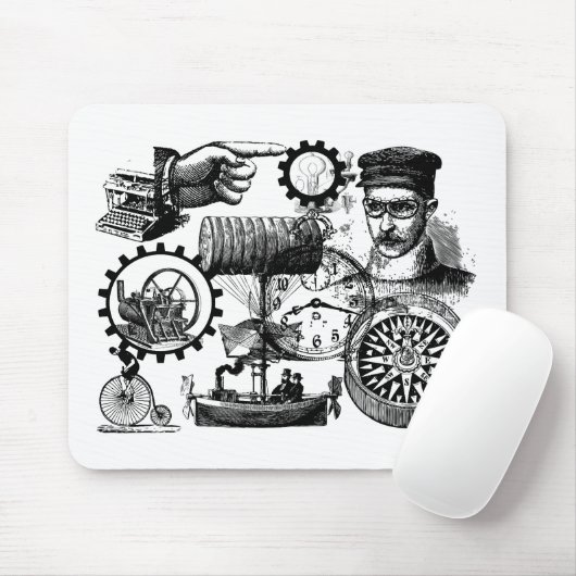 steampunk mousepad (Mit Mouse)