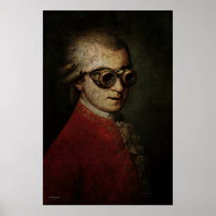 Steampunk Mozart Poster