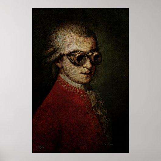 Steampunk Mozart Poster (Vorne)