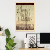 SteamPunk ~ Mr. Blatsky's Flucht Extravaganten Poster (Heimbüro)