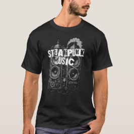 Steampunk Music Loudspeakers T-Shirt
