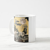 Steampunk musikalische Kraken-Tasse Kaffeetasse (Vorderseite Links)