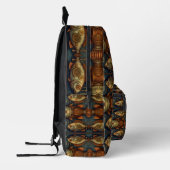 Steampunk-Muster Bedruckter Rucksack (Links)