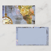 Steampunk n Rose TimeTrack Visitenkarten Visitenkarte (Vorne/Hinten)