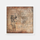Steampunk Napkin Designs Serviette (Vorderseite)