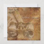 Steampunk Nautical Binoculars Scrapbook Stationary Mitteilungskarte (Vorderseite)