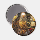 Steampunk - Naval - Der Torpedoraum Magnet (Vorderseite/Rückseite)