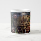 Steampunk - Naval - Die Comm-Station Jumbo-Tasse (Vorderseite)