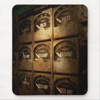 Steampunk - Naval - Electric - Power Grid Mousepad