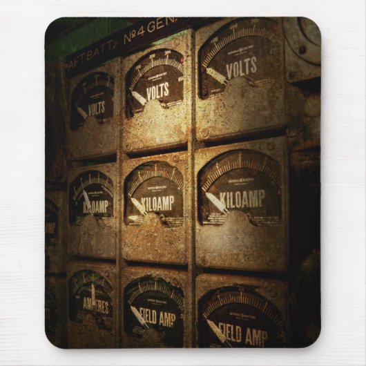 Steampunk - Naval - Electric - Power Grid Mousepad (Vorne)