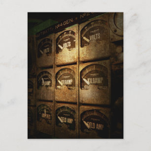 Steampunk - Naval - Electric - Power Grid Postkarte