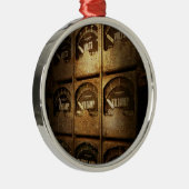 Steampunk - Naval - Electric - Power Grid Silbernes Ornament (Rechts)