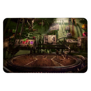 Steampunk - Naval - Hier mache ich meine Arbeit Magnet