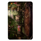 Steampunk - Naval - Hier mache ich meine Arbeit Magnet (Vertikal)