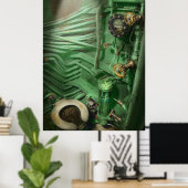 Steampunk - Naval - Klempnerei - Kopf Poster (Heimbüro)