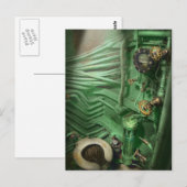 Steampunk - Naval - Klempnerei - Kopf Postkarte (Vorne/Hinten)