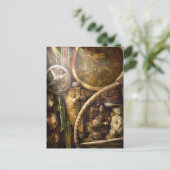 Steampunk - Naval - Sehen Sie sich die Tiefe an Postkarte (Stehend Vorderseite)