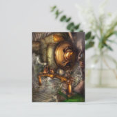 Steampunk - Naval - Ventil schließen Postkarte (Stehend Vorderseite)