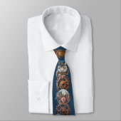 Steampunk Neck Tie Krawatte (Gebunden)
