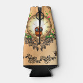 Steampunk, niedliche Eule Flaschenkühler (Rückseite)