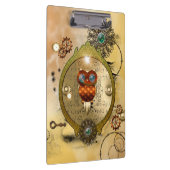 Steampunk, niedliche Eule Klemmbrett (Rechts)