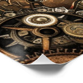 Steampunk Noir Affair Hochzeitstabelle Poster (Ecke)