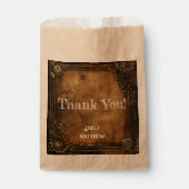 Steampunk Noir Affair Wedding Geschenktütchen (Vorderseite)