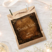 Steampunk Noir Affair Wedding Geschenktütchen (Ausgeschnitten)